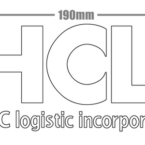 HCLIカッティングステッカー[white]