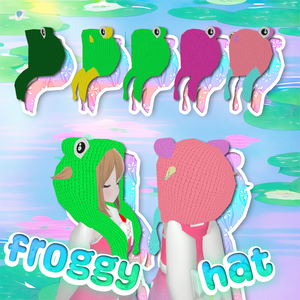 : ̗̀➛★ カエルの帽子_froggy_hat (5 versions) ★