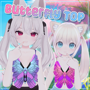 バタフライトップ  Butterfly Top [: ̗̀➛Gift]