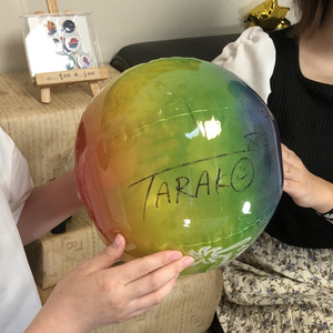 【限定1個】マーメイドルのサイン入りビーチボール 　　Mermaidl's autographed beach ball