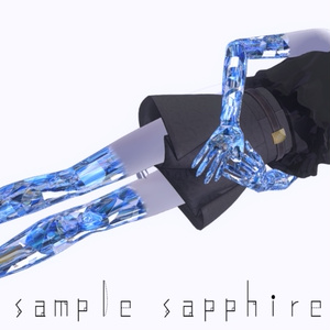 【Pochi専用/髪・顔・体/汎用マテリアル付き】💎宝石マテリアル-your facets-💎 缩略图 6