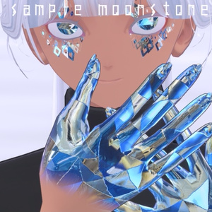 【Pochi専用/髪・顔・体/汎用マテリアル付き】💎宝石マテリアル-your facets-💎 缩略图 8