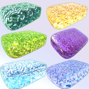 【汎用版&髪用18色/マテリアル付き】💎宝石マテリアル-your facets-💎 缩略图 3