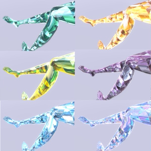 【julius専用/髪・顔・体/汎用マテリアル付き】💎宝石マテリアル-your facets-💎 缩略图 3