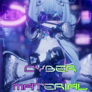 【16アバター対応&汎用/マテリアル付】Cyber body Material