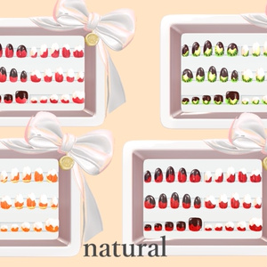 【マテリアル付】🍫チョコ🍫🍓フルーツネイル🍊🍎🥝【MDollnail対応ネイルチップ版あります】 缩略图 7