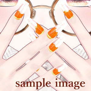 【マテリアル付】🍫チョコ🍫🍓フルーツネイル🍊🍎🥝【MDollnail対応ネイルチップ版あります】 缩略图 2