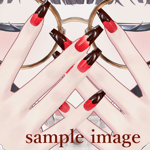 【マテリアル付】chocola fruits nail【MDollnail対応ネイルチップ版あります】