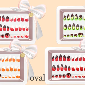 【マテリアル付】🍫チョコ🍫🍓フルーツネイル🍊🍎🥝【MDollnail対応ネイルチップ版あります】 缩略图 8