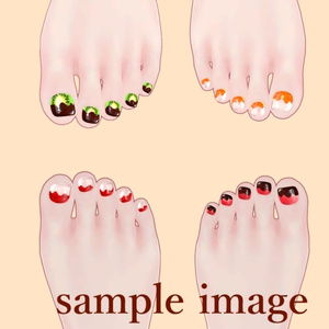 【マテリアル付】🍫チョコ🍫🍓フルーツネイル🍊🍎🥝【MDollnail対応ネイルチップ版あります】 缩略图 6