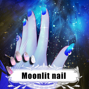 【VRChat】  月の光のかけら / Moonlit nail / 달빛의 조각  * for Airi, Shinano, Lavie, Manuka, Marycia