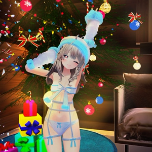 【VRChat】 Secret Santa Girl / 秘密のサンタガール / 비밀의 산타걸 缩略图 12