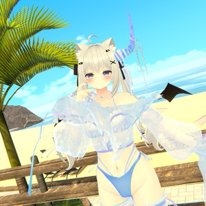 +8 Avatar  ! 【VRChat】 swimsuit 🐬  水中の妖精 / Fairy of the Water / 페어리 오브 더 워터🐬 for Shinano, Milltina, Manuka, Lavie, Milfy, Airi, Karin, Marycia 缩略图 26