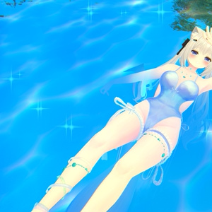 +8 Avatar  ! 【VRChat】 swimsuit 🐬  水中の妖精 / Fairy of the Water / 페어리 오브 더 워터🐬 for Shinano, Milltina, Manuka, Lavie, Milfy, Airi, Karin, Marycia 缩略图 28