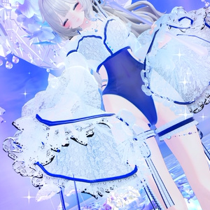 +8 Avatar  ! 【VRChat】 swimsuit 🐬  水中の妖精 / Fairy of the Water / 페어리 오브 더 워터🐬 for Shinano, Milltina, Manuka, Lavie, Milfy, Airi, Karin, Marycia 缩略图 14