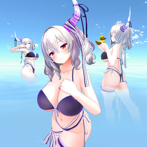 +8 Avatar  ! 【VRChat】 swimsuit 🐬  水中の妖精 / Fairy of the Water / 페어리 오브 더 워터🐬 for Shinano, Milltina, Manuka, Lavie, Milfy, Airi, Karin, Marycia 缩略图 11