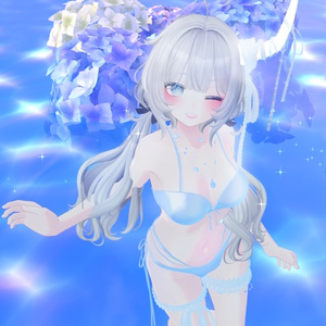 +8 Avatar  ! 【VRChat】 swimsuit 🐬  水中の妖精 / Fairy of the Water / 페어리 오브 더 워터🐬 for Shinano, Milltina, Manuka, Lavie, Milfy, Airi, Karin, Marycia 缩略图 15
