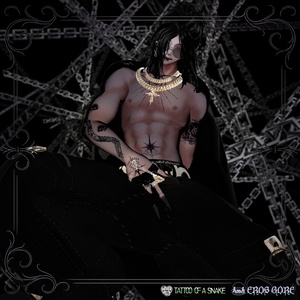 【VRChat】 [Artist  x WM] Tattoo Pack : "Tattoo of a Snake "+  "Summer tattoo" /  Tattoo, タトゥー、刺青、イレーズ味を出せる、 みんなのタトゥーテクスチャー 缩略图 5