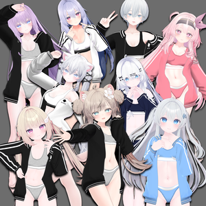 【9アバター対応】 sporty underwear