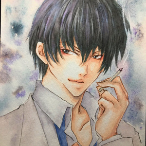 pixivGlowEffect, traditional, original / 琉駕ちゃんと