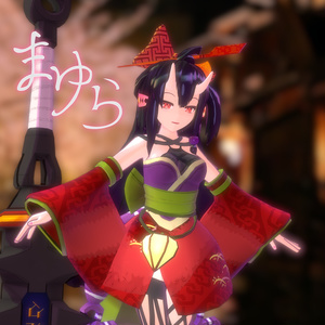 【3Dモデル】まゆら -Mayura-【Unity2018】