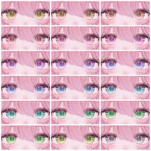 うらら追加！【9 アバター対応】キラキラ Eye & Make up texture ✨ 22color 缩略图 2