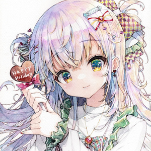 藤ちょこ アクリル色紙 さいはての空、彼方の教室【受注生産