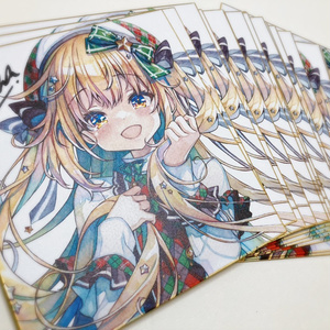 予約】【おにねこ直筆サイン入り】クリア色紙『Breath of life』 - Imy