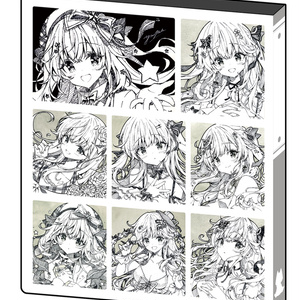 おにねこ　直筆サイン入り　クリア色紙　Breath of life 予約】【おにねこ直筆サイン入り】クリア色紙『Breath of life』 - Imy