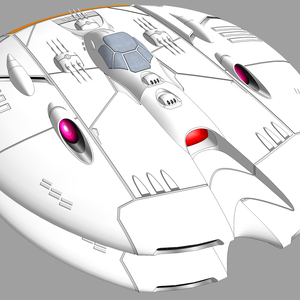 親子共作 ダゴン艦隊円盤型旗艦