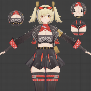 Burnice ZZZモデル配布ver1.02
