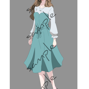 無料 立ち絵【No.12】 女性