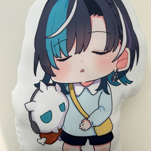 浮世絵　クッションカバー　扈三娘一丈青 葛飾北斎 クッションカバー ＜怒涛図男浪/青＞ | 京友禅アロハ