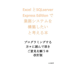 Excel とSqlserver Express Edition で業務システムを構築したいと考える本
