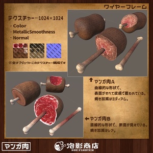 【ワールドギミック付き】喰らえ！！マンガ肉（10点） 缩略图 5