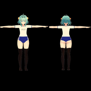 【竜胆-Rindo-用衣装】体操服ブルマコスチューム 缩略图 2