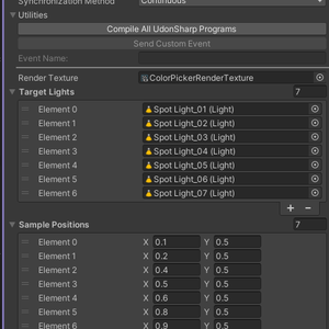 【無料】RenderTextureを元にLightの色を変えるやつ
