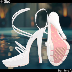 High heel sandals 十四式 【複数アバター対応】