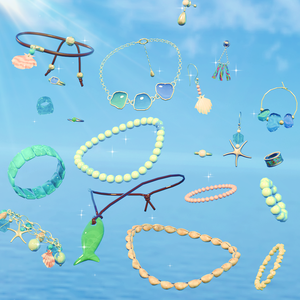 海モチーフアクセサリー　OceanJewelry　【無料配布あり】