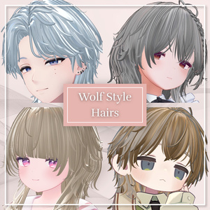 Wolf-Style Hair 4 Types
