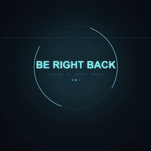 【配信用】BE RIGHT BACK 離席画面 ミニマルドリフト ループ背景素材【3色セット】
