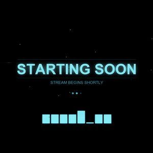 【配信用】STARTING SOON 配信開始前画面 デジタルスキャン ループ背景素材【3色セット】