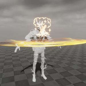 Radiant Golden Arc