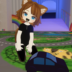 onesie + thigh high socks for Azuki (VRCHAT)