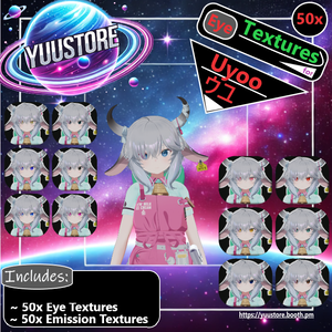 【ウユ】[Uyoo] 50アイテクスチャパッケージ [50 Eye-Textures Package]✨