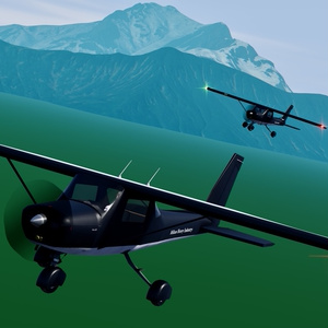 【VRChat飛行可能】無料/Free 高翼小型航空機 Citrus-150 【Sacc's Flight v1.8】 缩略图 4