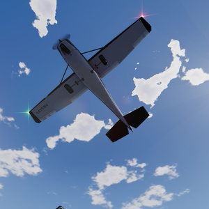 【VRChat飛行可能】無料/Free 高翼小型航空機 Citrus-150 【Sacc's Flight v1.8】 缩略图 2