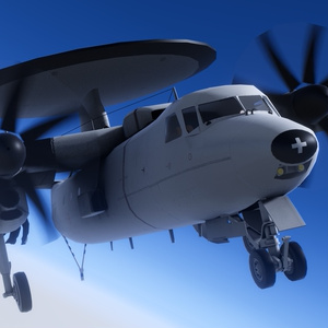【VRChat飛行可能】M-2D AEW 早期警戒機【Sacc's Flight v1.8】 缩略图 4