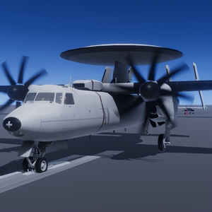 【VRChat飛行可能】M-2D AEW 早期警戒機【Sacc's Flight v1.8】 缩略图 5