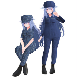 【11アバター対応】Navy Working Uniform 缩略图 5